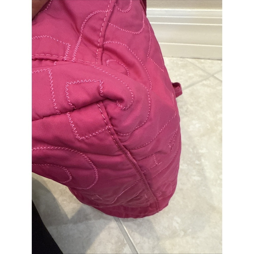 Marc by Marc Jacobs Workwear Pink Quilted Puzzle Shoulder Bag Tote Medium Logo - Picture 9 of 15